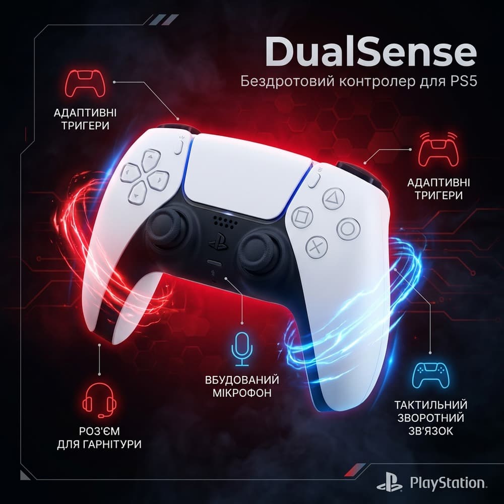 Геймпад DualSense PS5