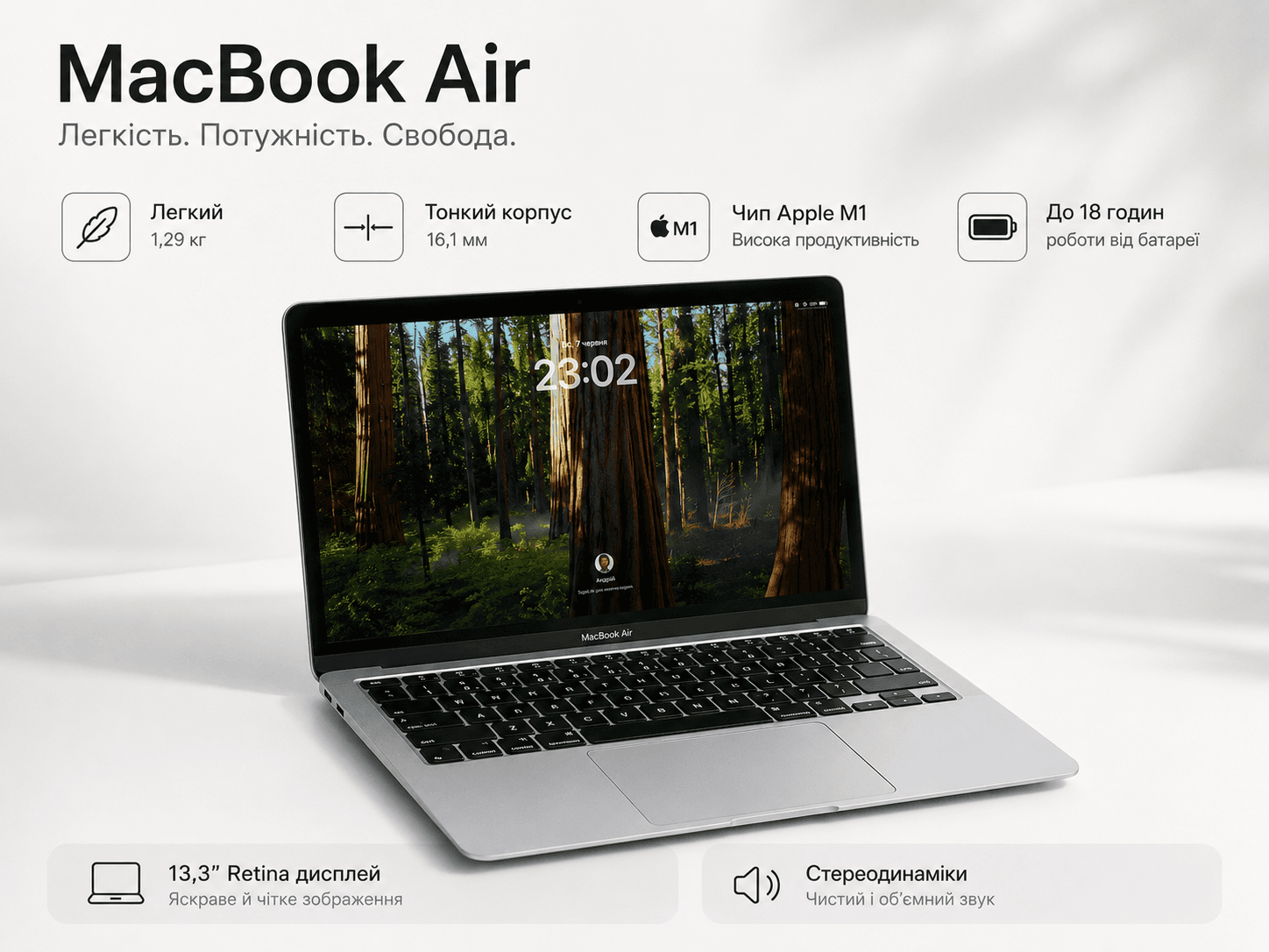 MacBook Air 13″, M2 — після